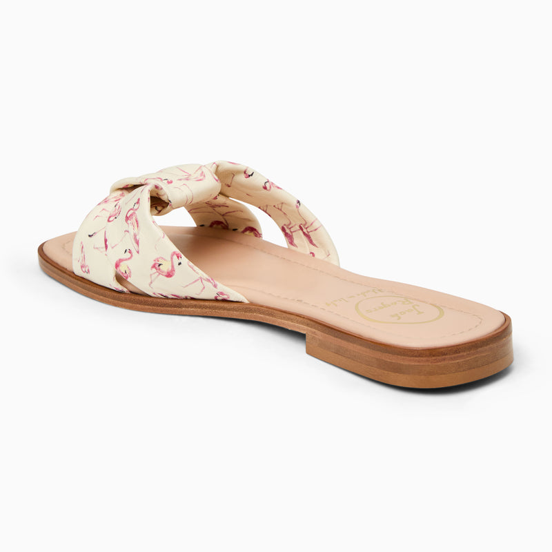 Monica Italian Leather Slide