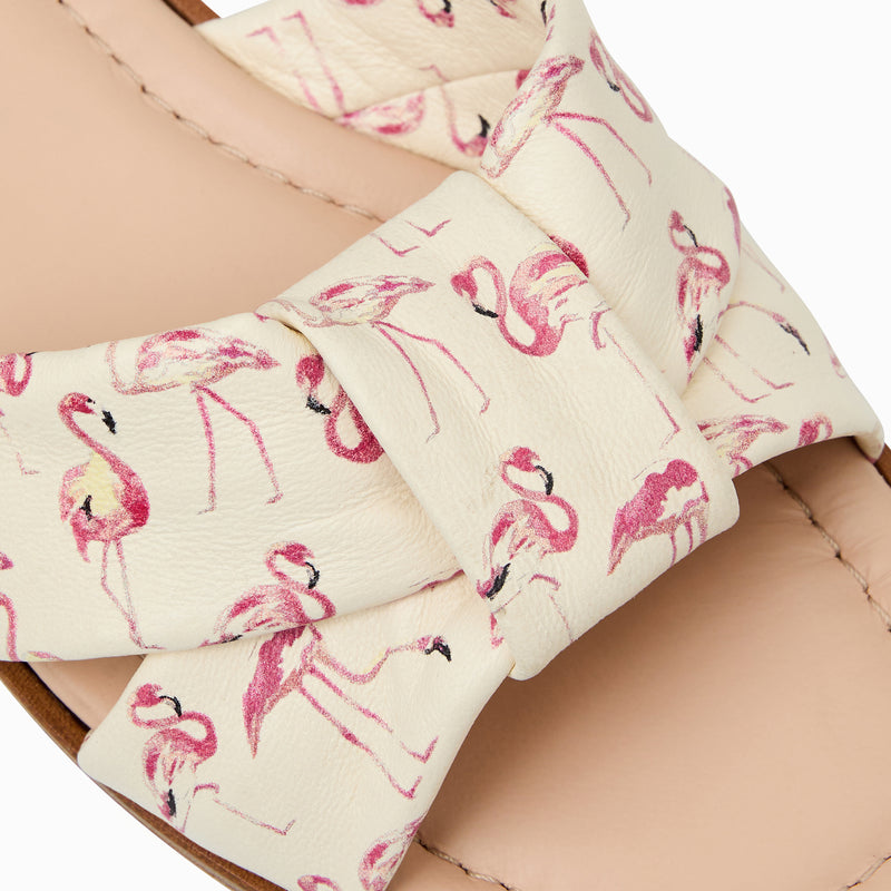 Monica Italian Leather Slide