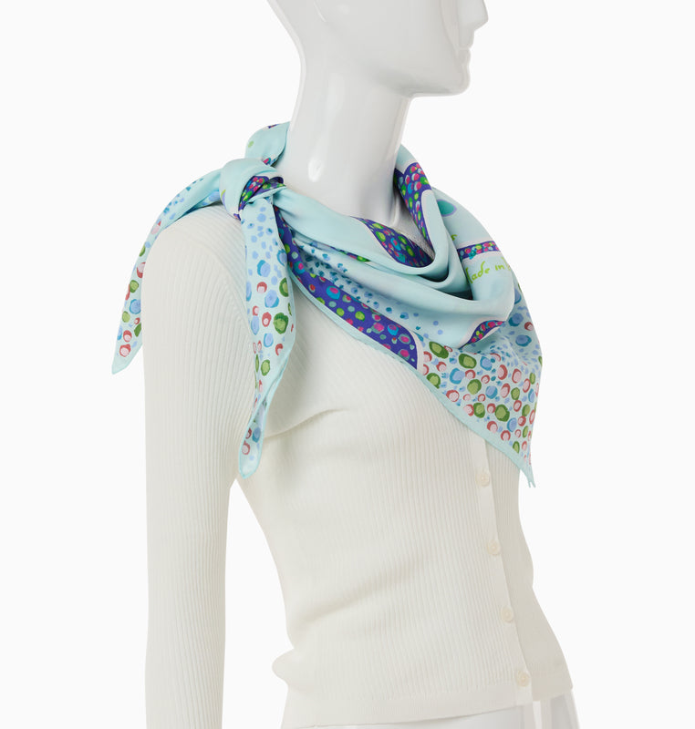 Jacks Italian Silk Octopus Scarf