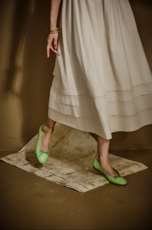 Bettie Leather Ballet Flat