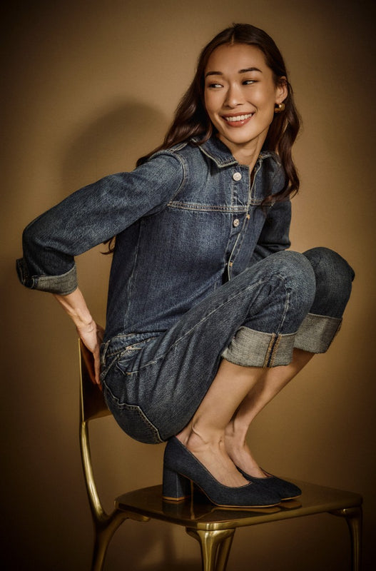 Lenora Fabric Pump Heel