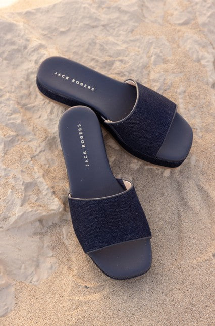Bay Denim Flatform Sandal