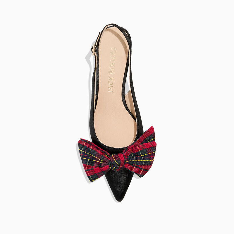 Debra Fabric Slingback Kitten Heel