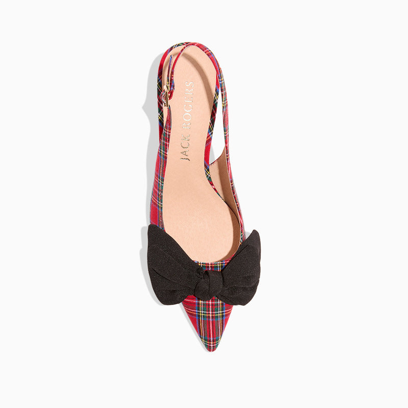Debra Fabric Slingback Kitten Heel