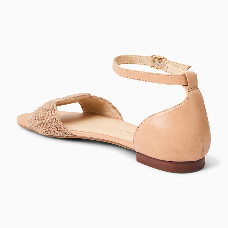 Laurin Crochet Ankle Strap Sandal