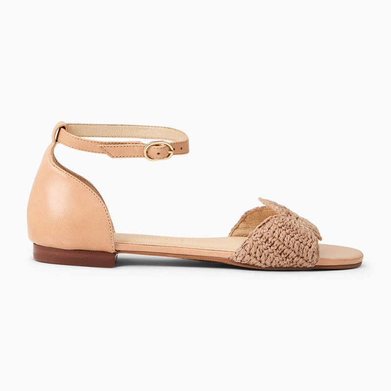 Laurin Crochet Ankle Strap Sandal