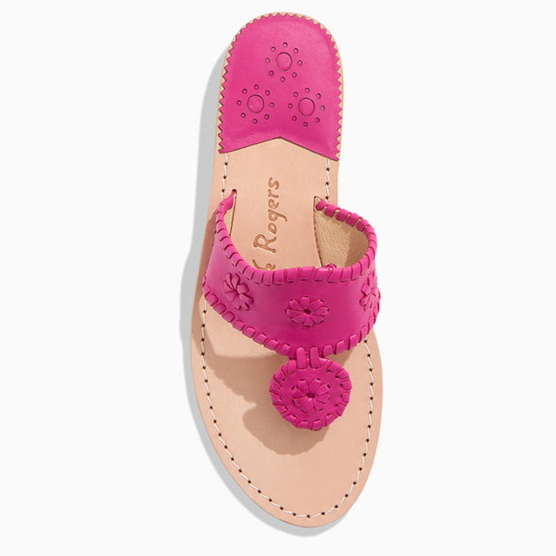 Jacks Leather Flat Sandal