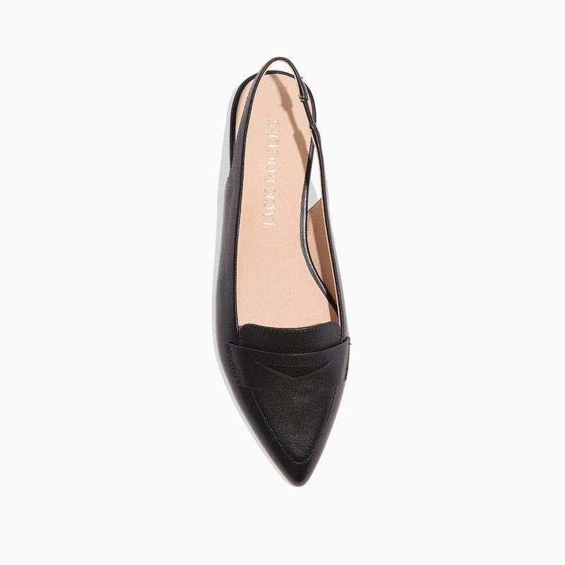 Pennie Leather Slingback Ballet Flat