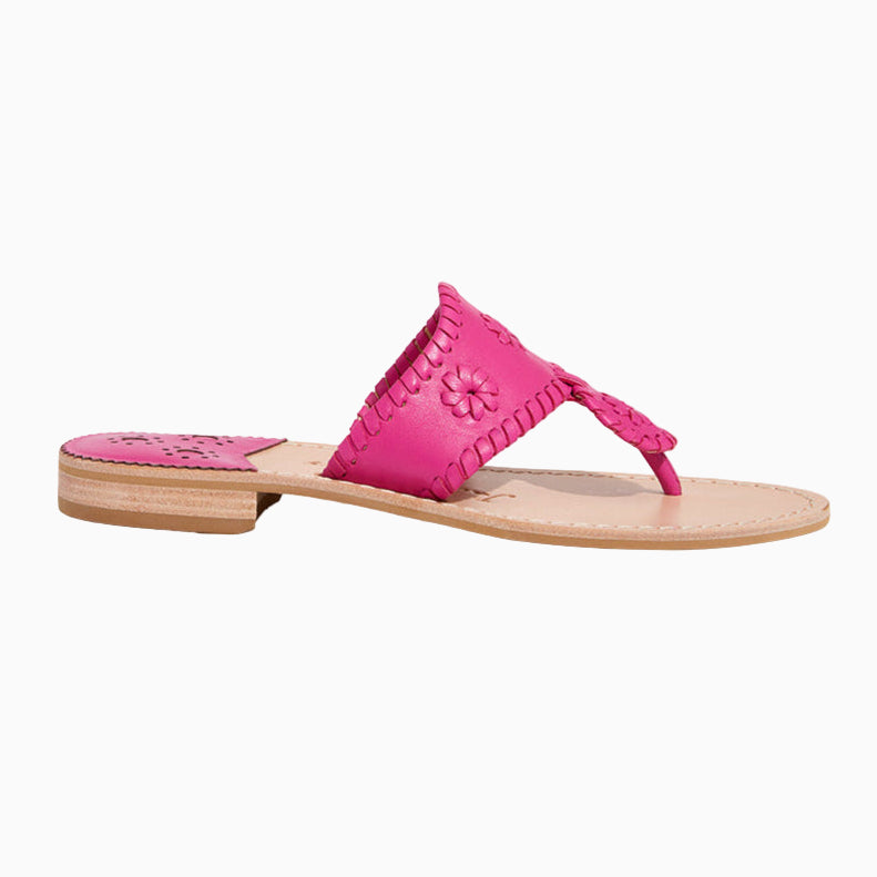 Jacks Leather Flat Sandal