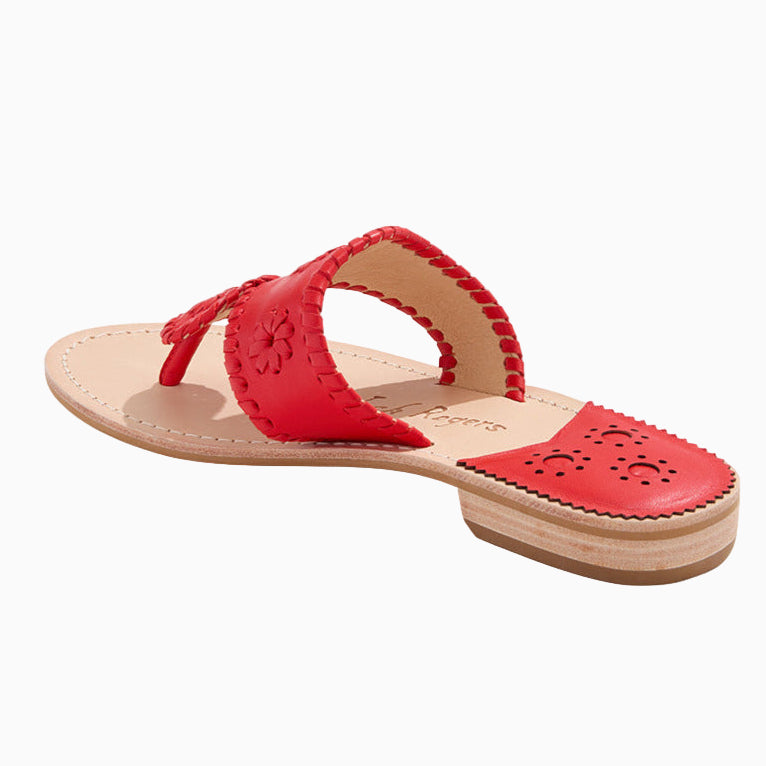 Jacks Leather Flat Sandal