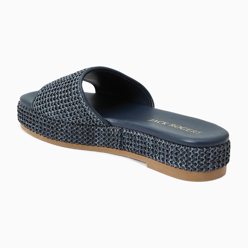 Bay Raffia Flatform Sandal
