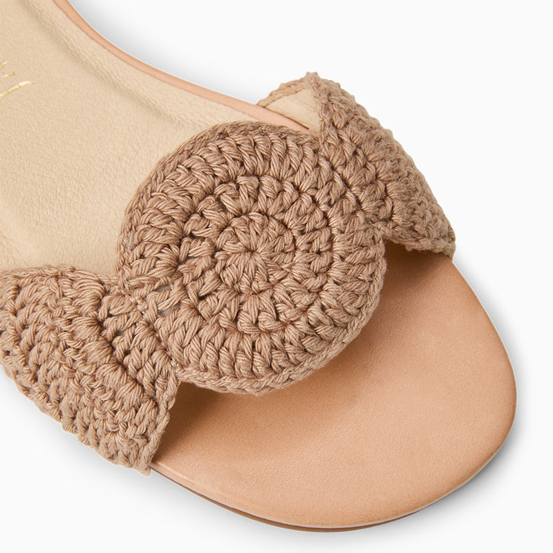 Laurin Crochet Ankle Strap Sandal