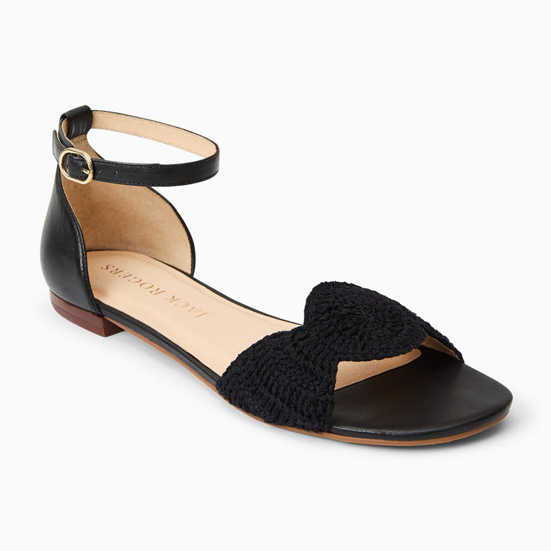 Laurin Crochet Ankle Strap Sandal