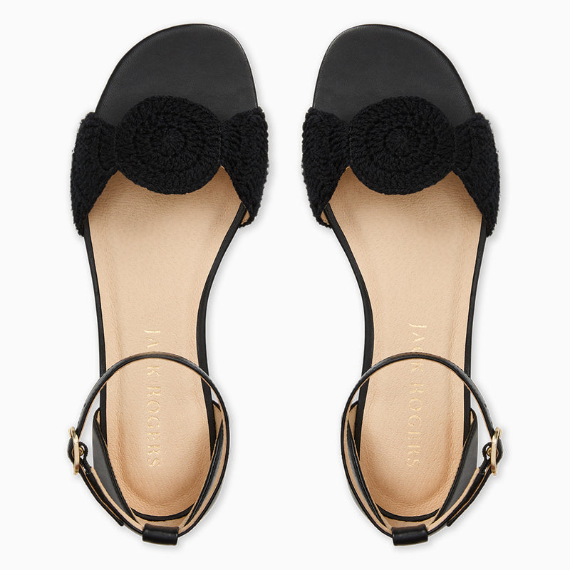 Laurin Crochet Ankle Strap Sandal