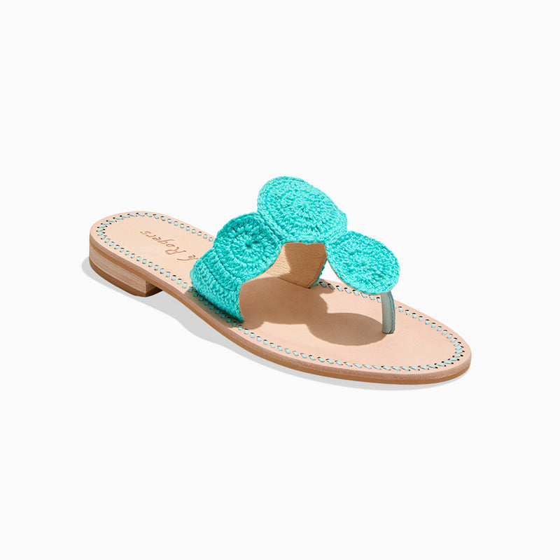 Jacks Crochet Flat Sandal