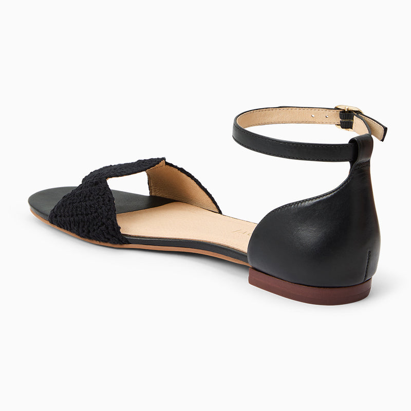 Laurin Crochet Ankle Strap Sandal