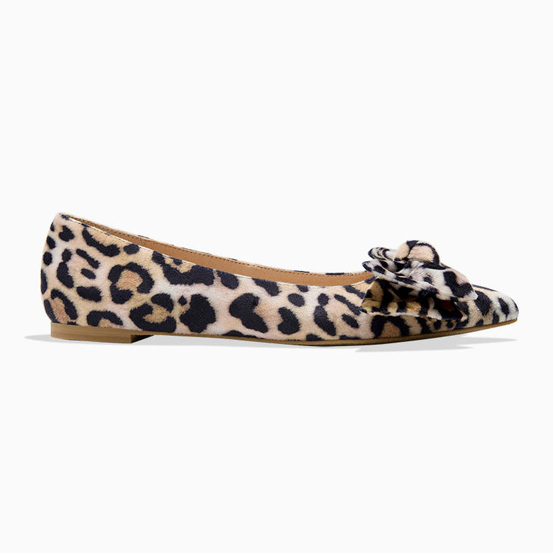 Debra Fabric Bow Ballet Flat