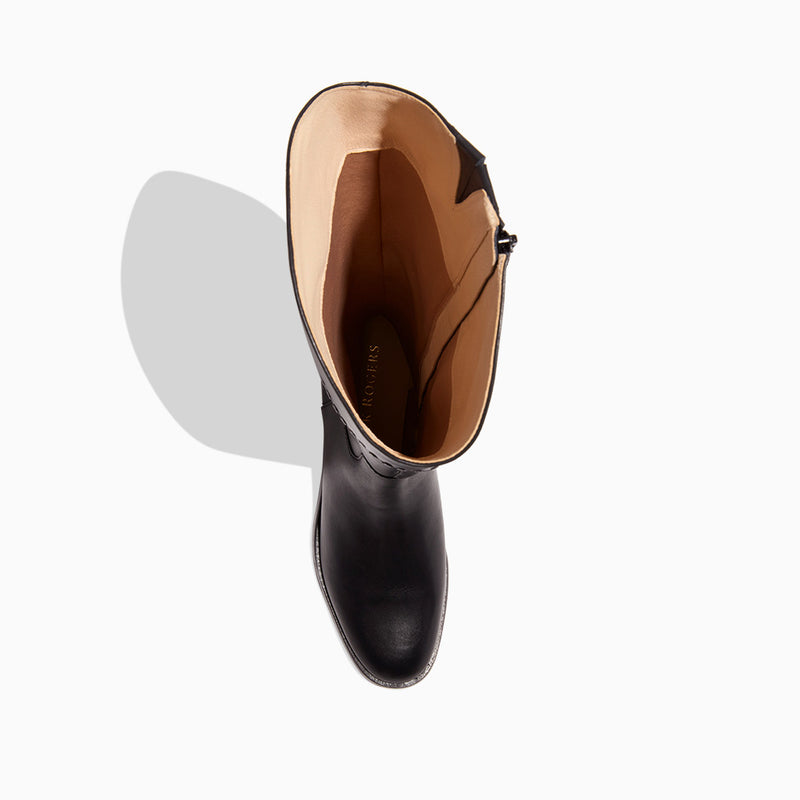 Adaline Leather Knee High Riding Boot