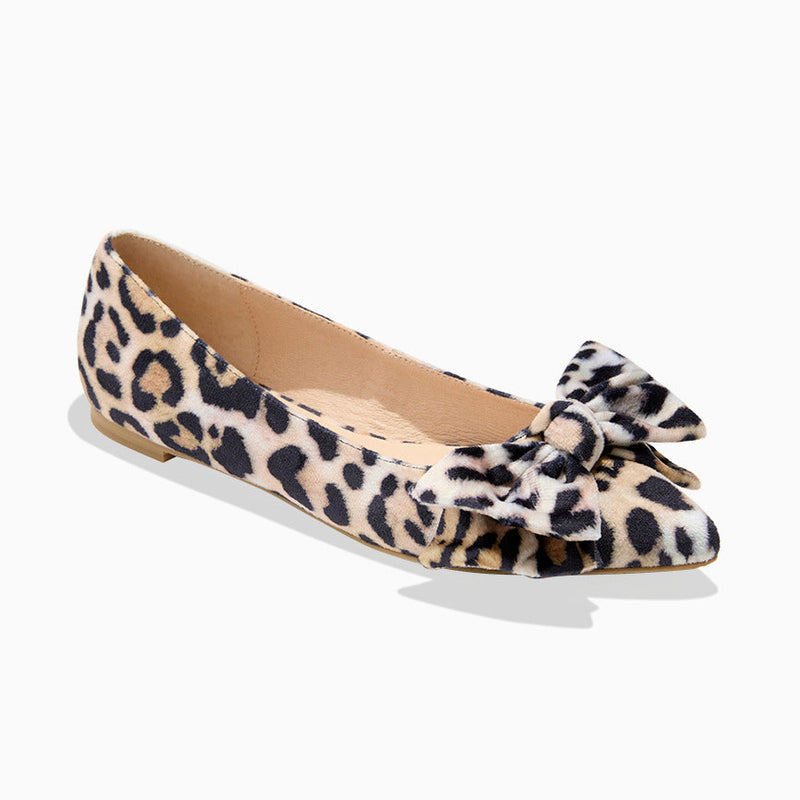 Debra Fabric Bow Ballet Flat