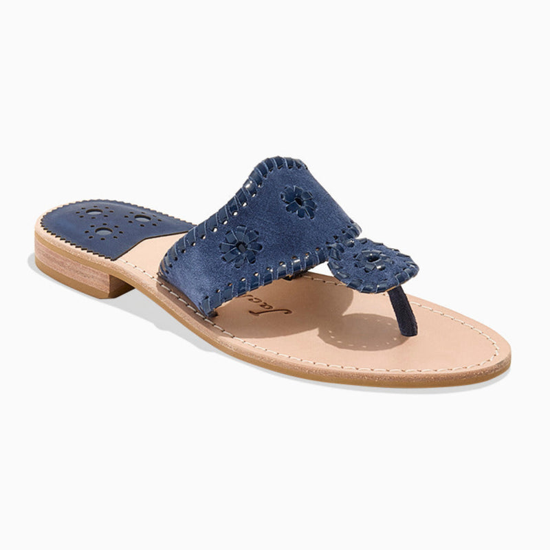 Jacks Suede Flat Sandal