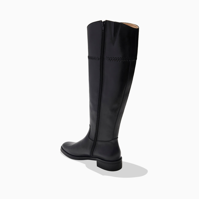 Adaline Leather Knee High Riding Boot