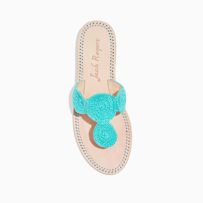 Jacks Crochet Flat Sandal
