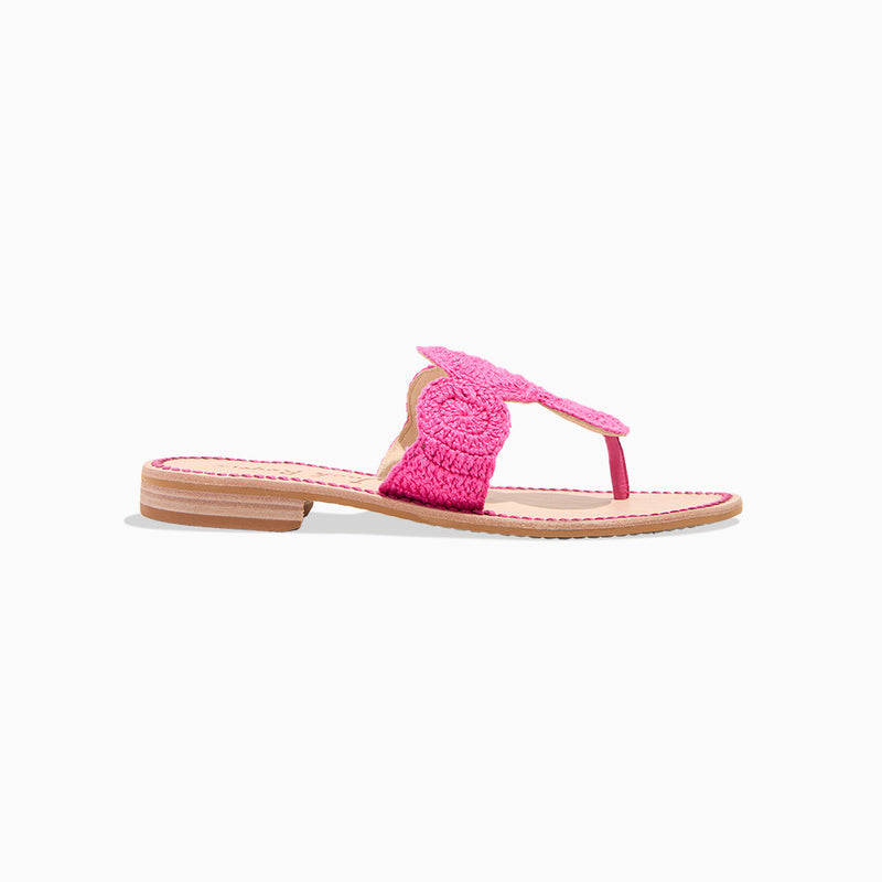 Jacks Crochet Flat Sandal