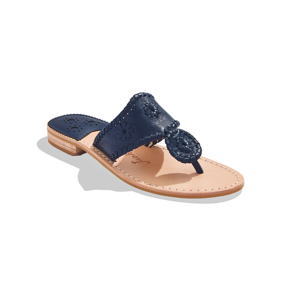 Jack rogers 2025 navy sandals