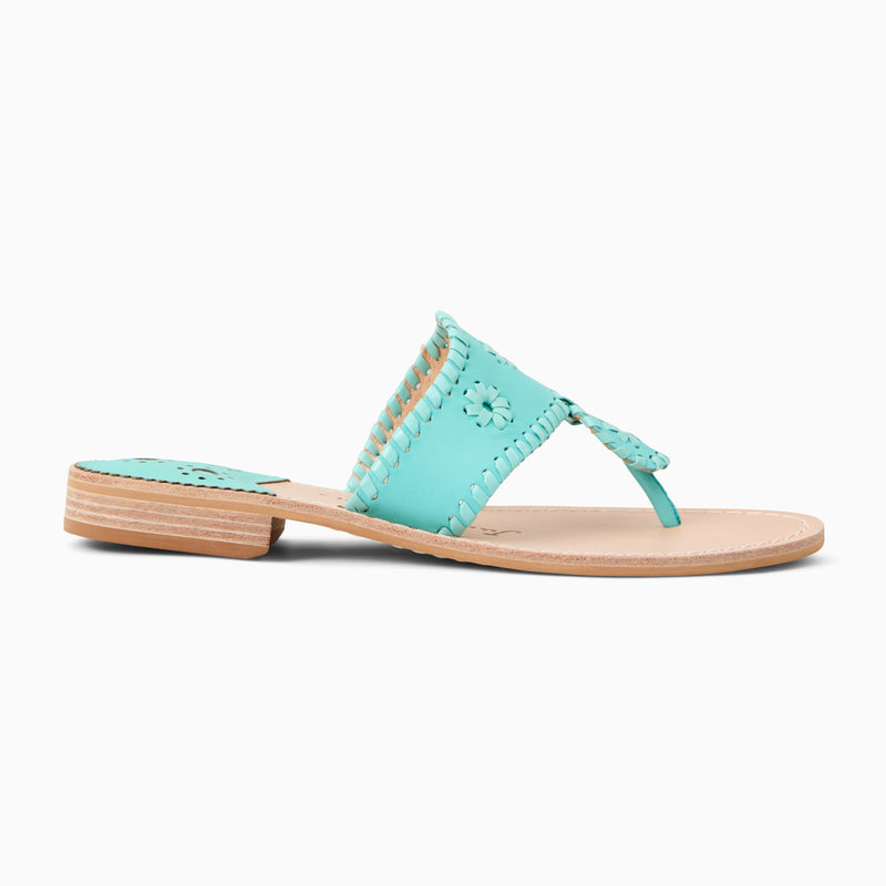 Jacks Leather Flat Sandal