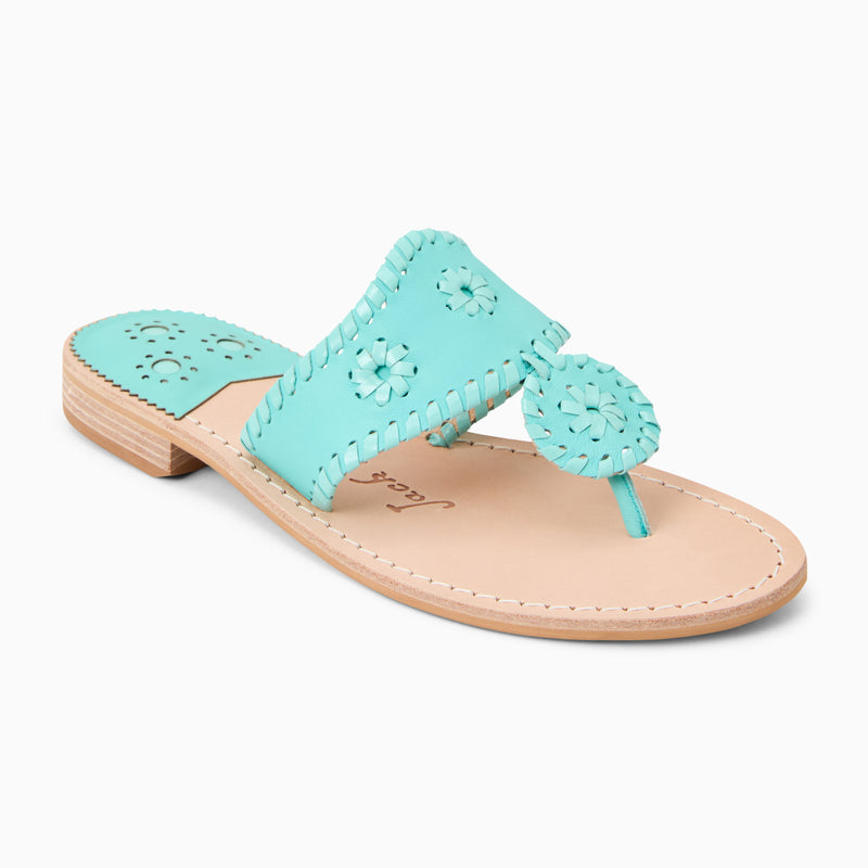 Jacks Leather Flat Sandal
