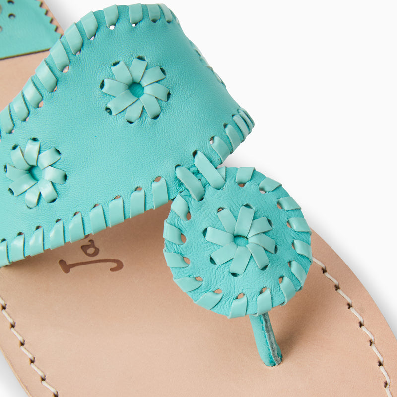 Jacks Leather Flat Sandal