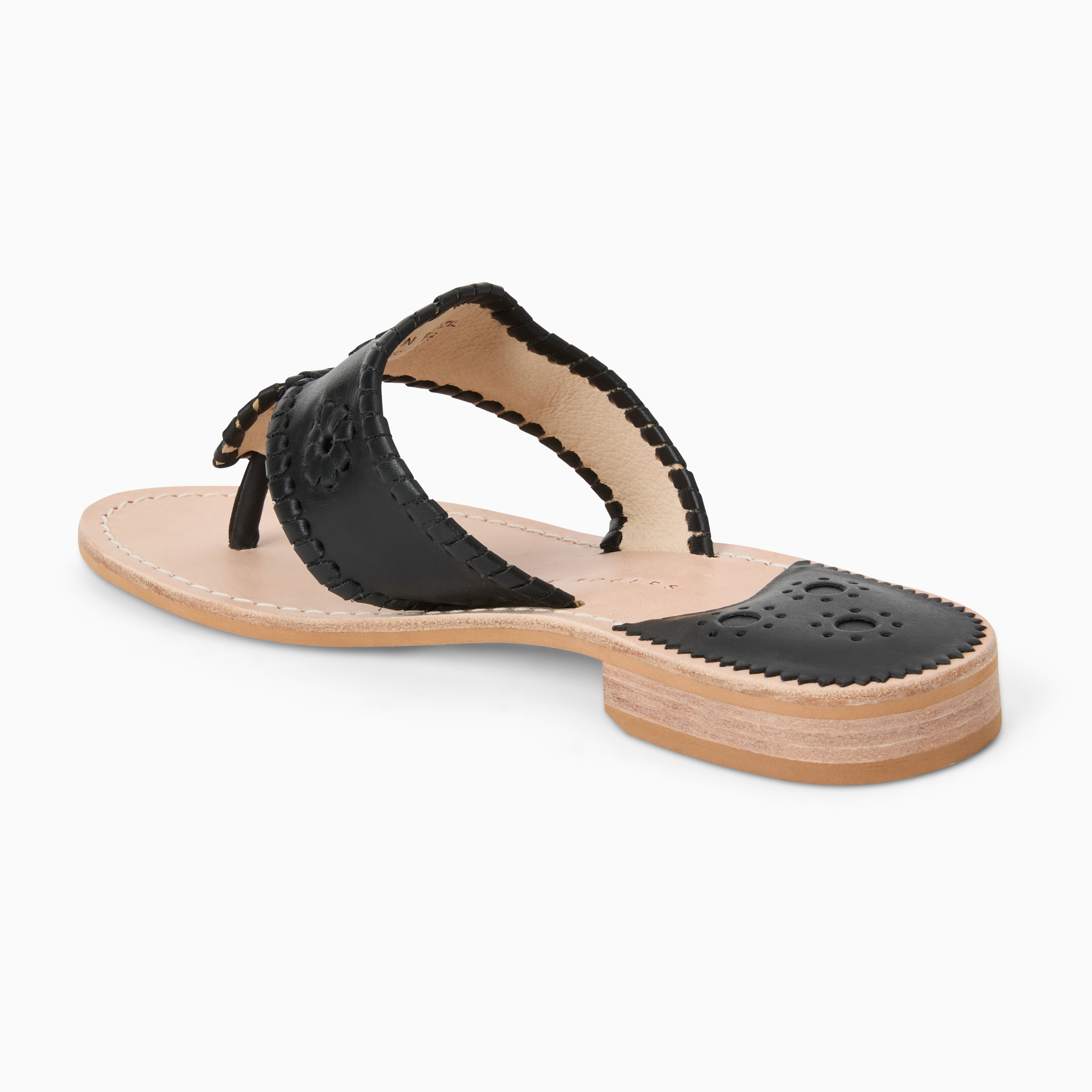 Jack Rogers Signature Jacks Flat Sandal | Patent Leather