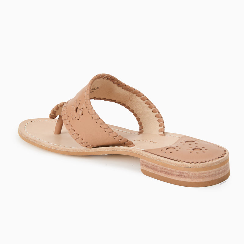 Jacks Leather Flat Sandal