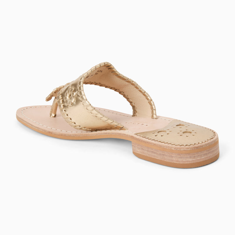 Jacks Leather Flat Sandal