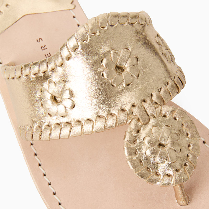 Jacks Wide Width Leather Flat Sandal