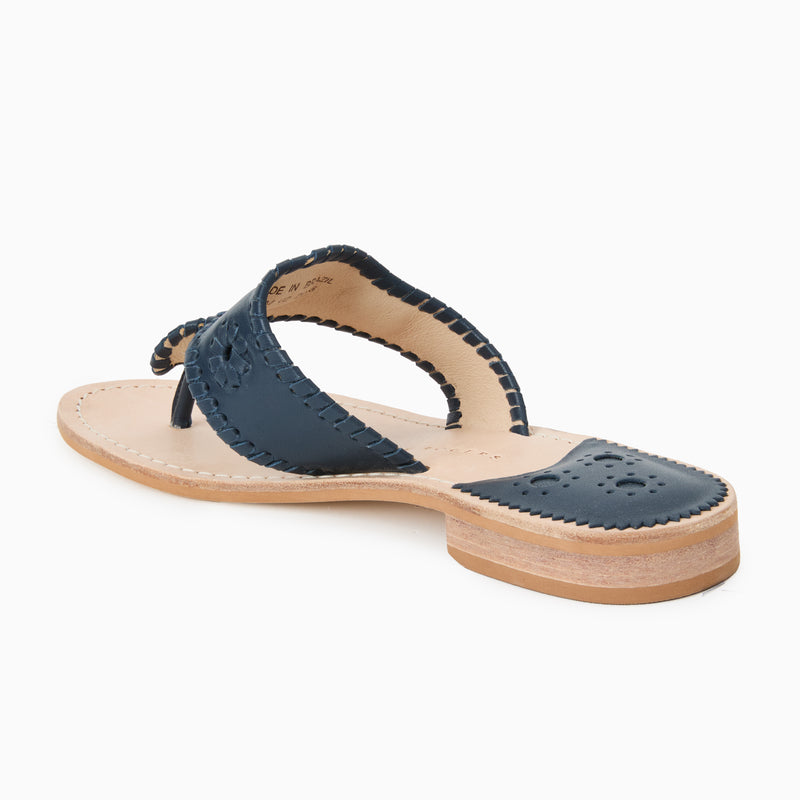 Jacks Wide Width Leather Flat Sandal