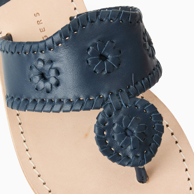 Jacks Wide Width Leather Flat Sandal