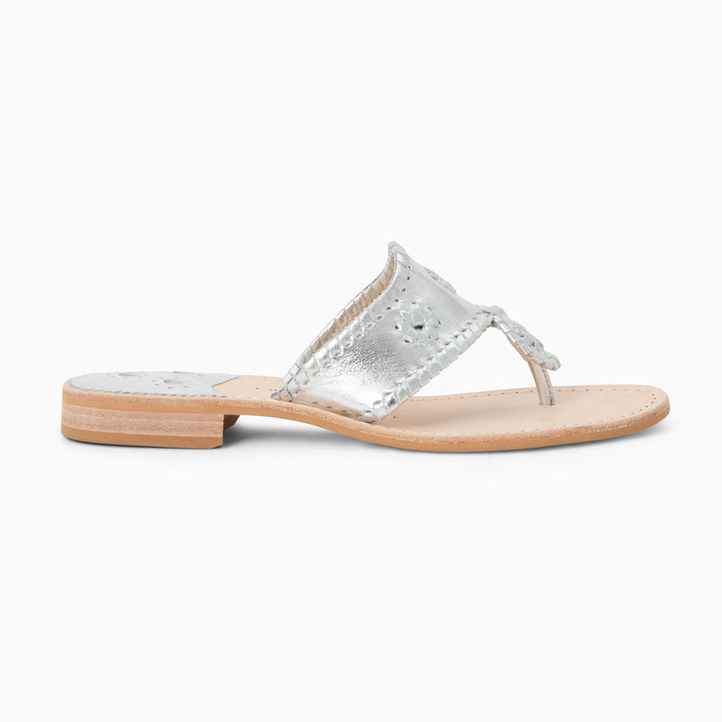 Jacks Wide Width Leather Flat Sandal