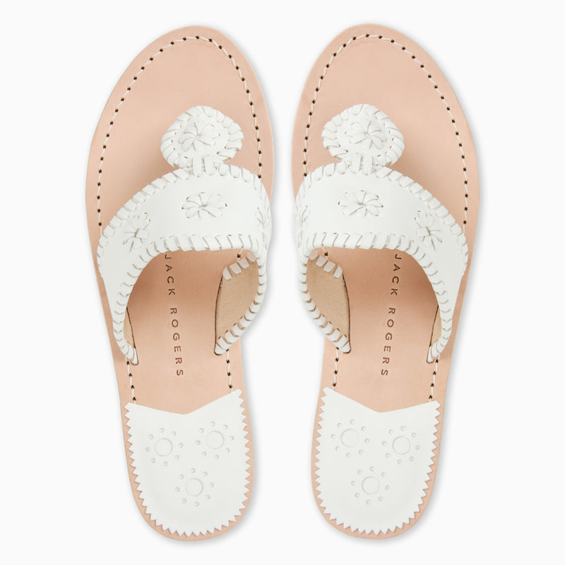 Jacks Wide Width Leather Flat Sandal