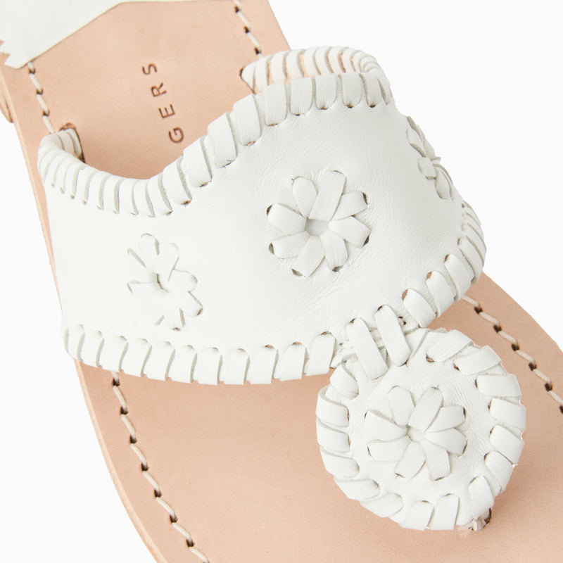 Jacks Wide Width Leather Flat Sandal