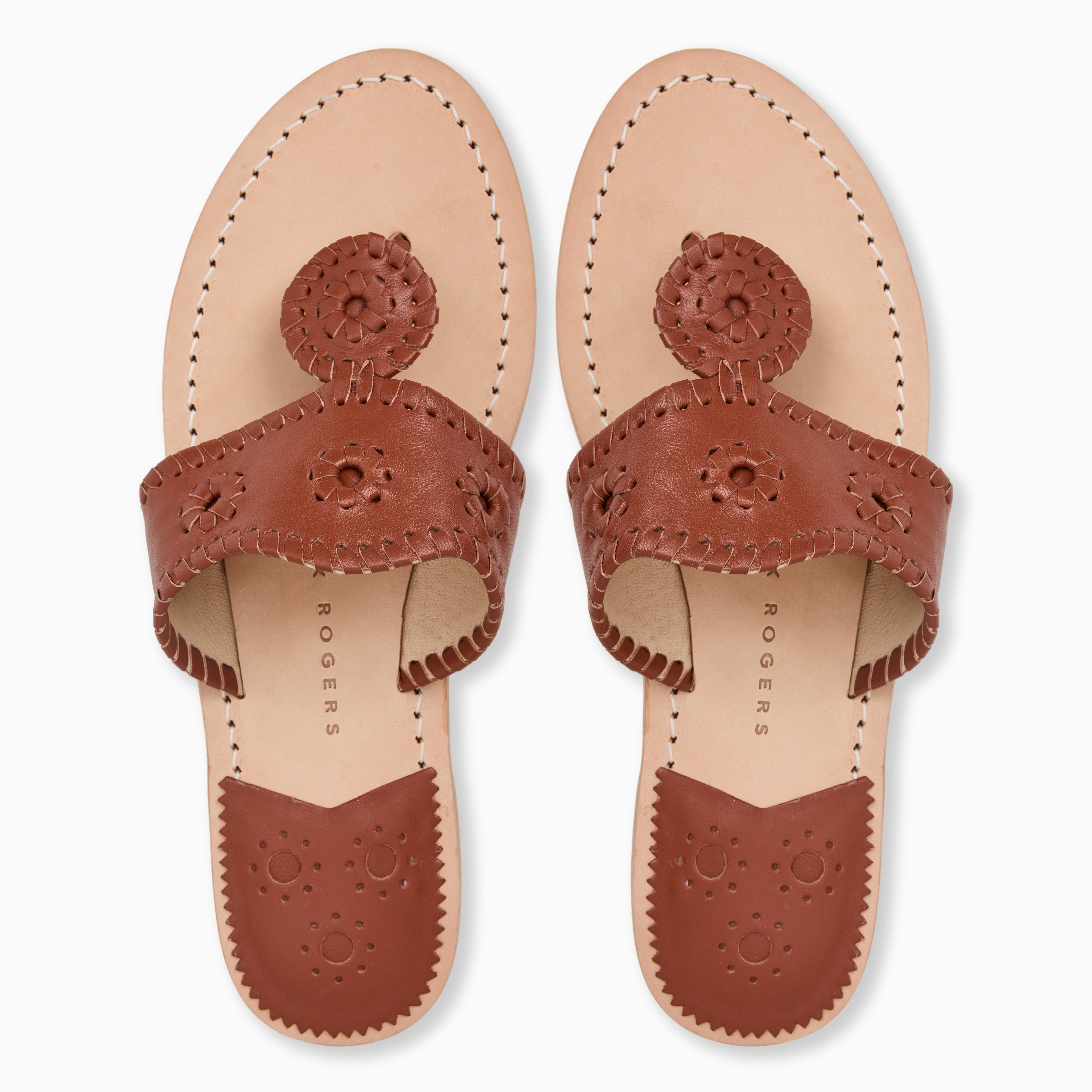 Jacks Flat Sandal - Luggage – Jack Rogers USA