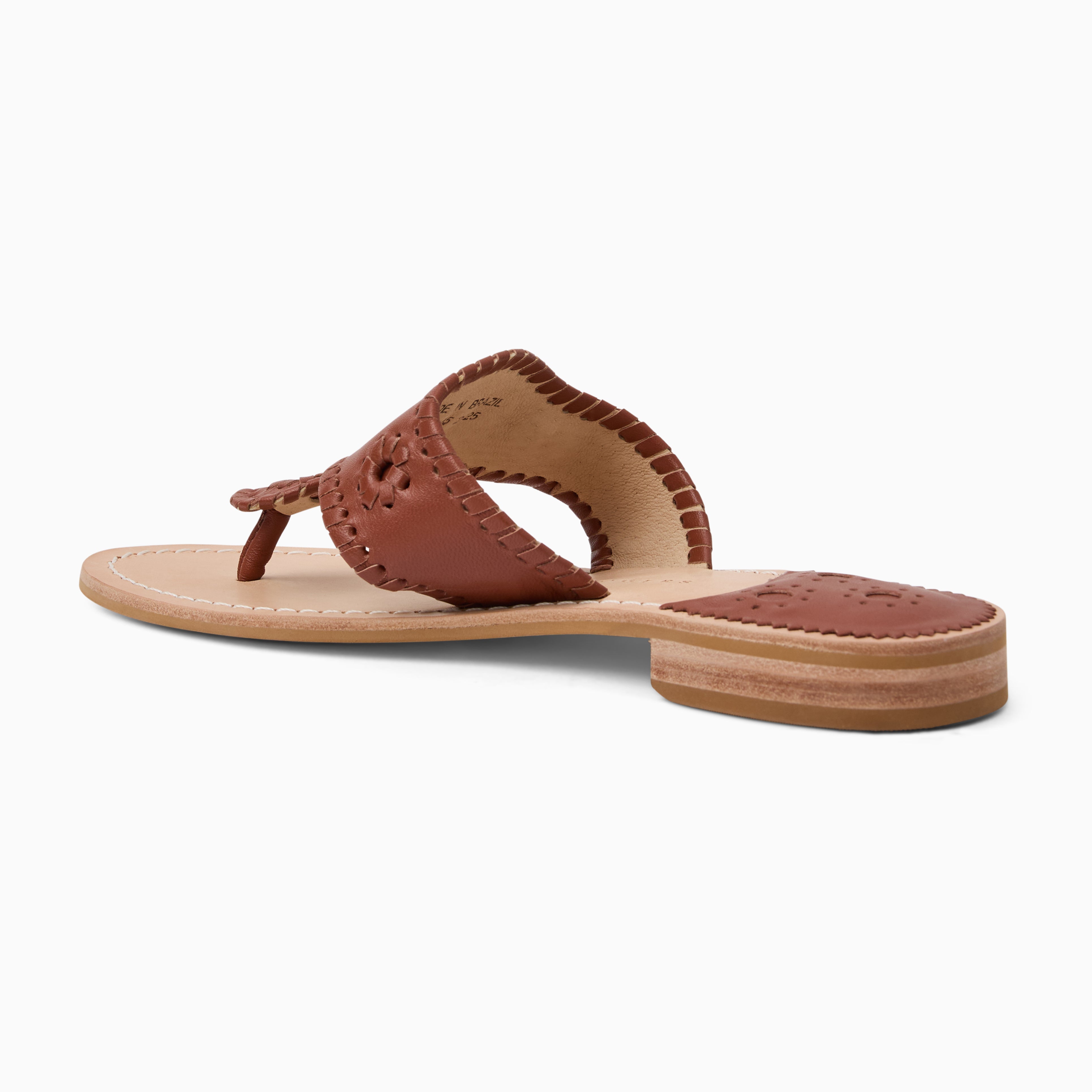 Jacks Flat Sandal - Luggage – Jack Rogers USA