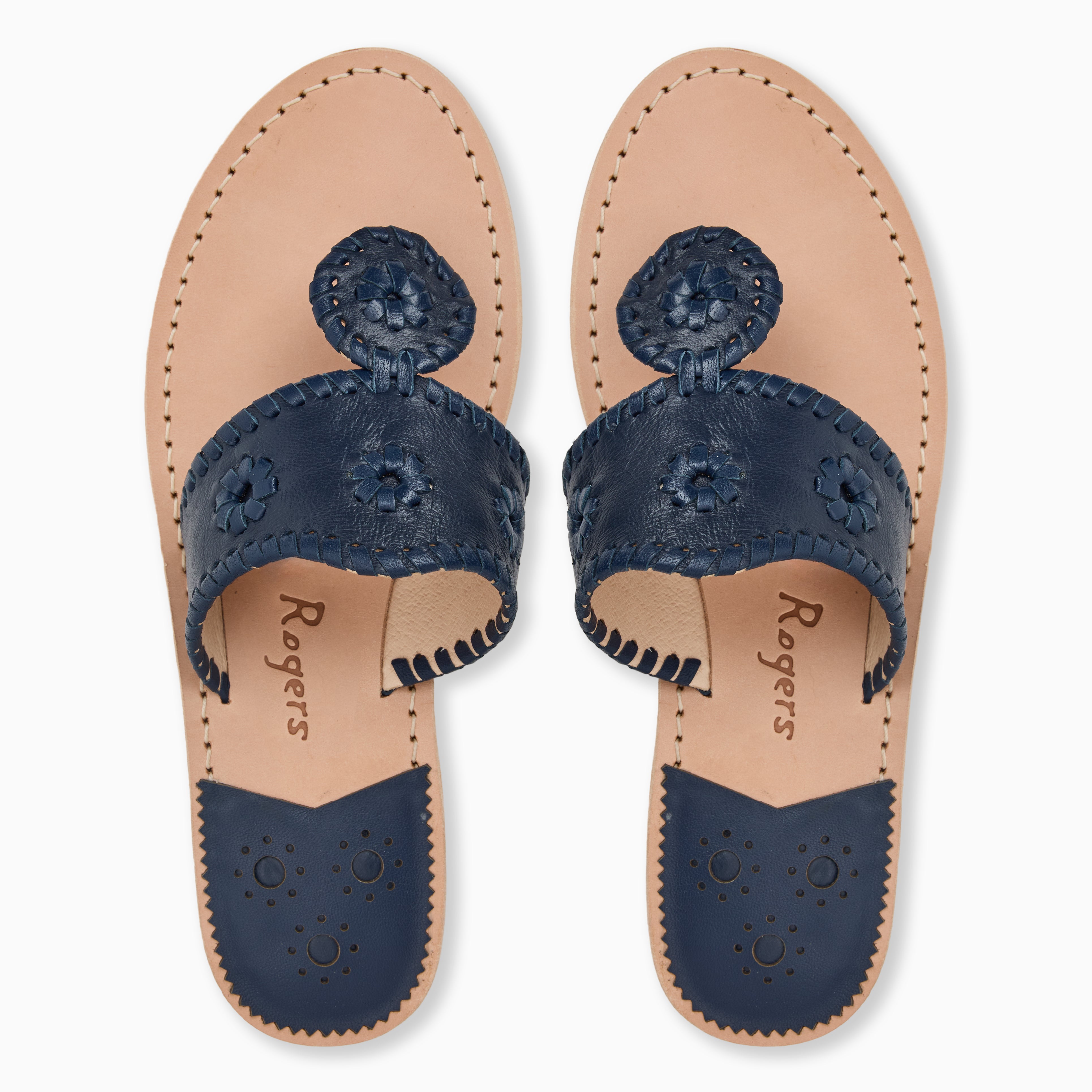 靴 SEDONA SANDAL OAK NAVY porter classic Jack Rogers Signature Jacks Flat Sandal | Patent Leather