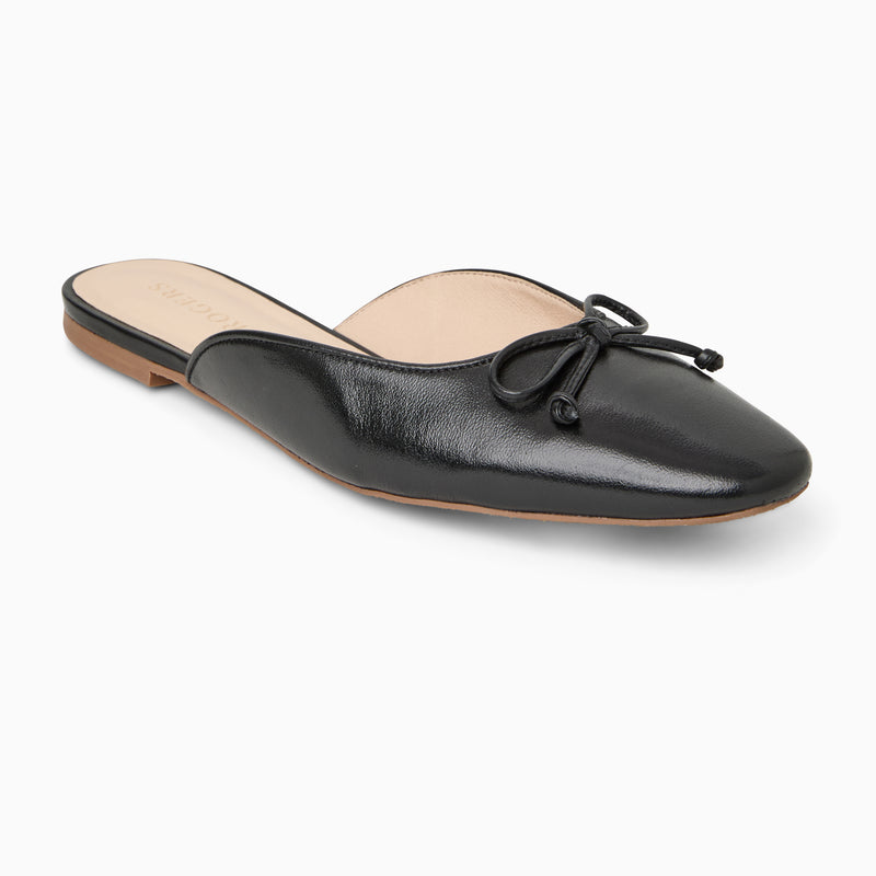Ginny Leather Flat Mule