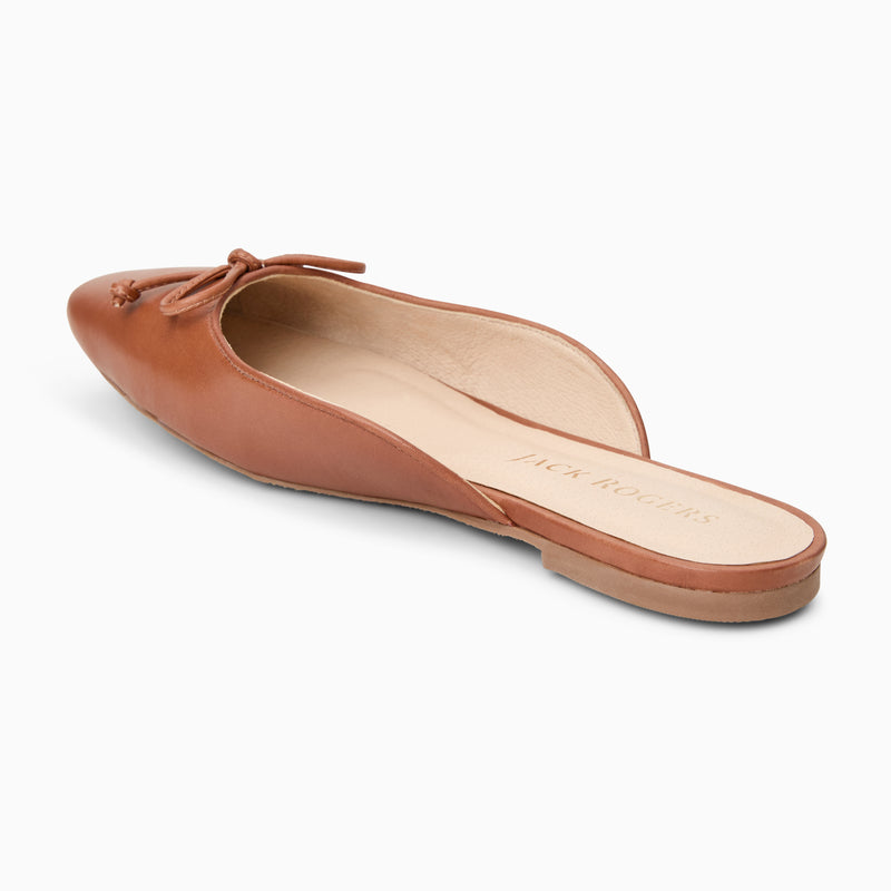 Ginny Leather Flat Mule