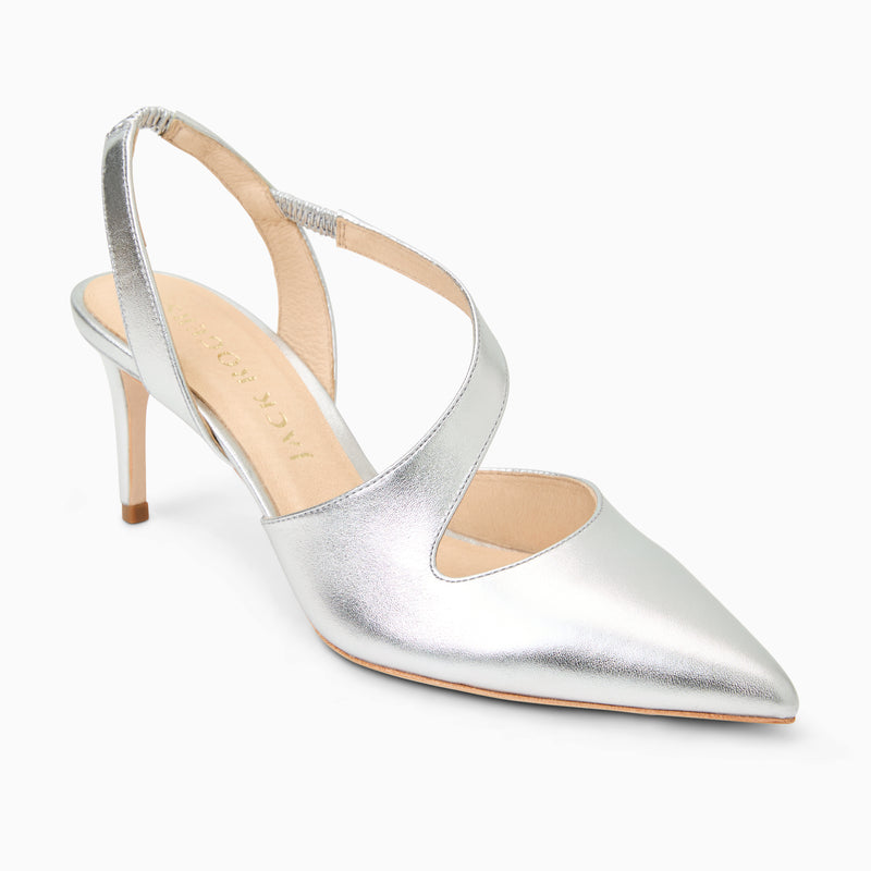 Ansley Leather Pump Heel