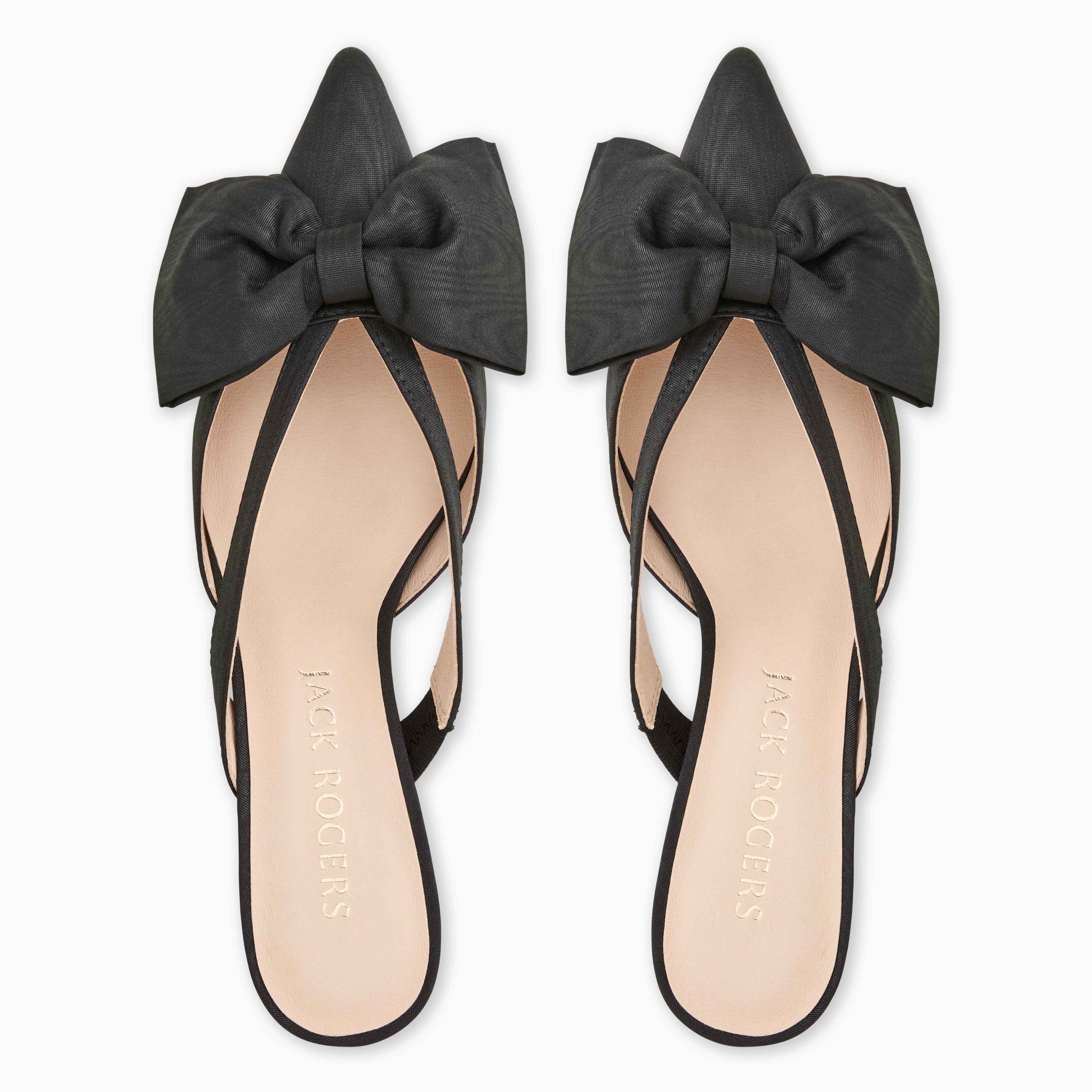 Jack Rogers Cynthia Bow Mule | Fabric | Black – Jack Rogers USA