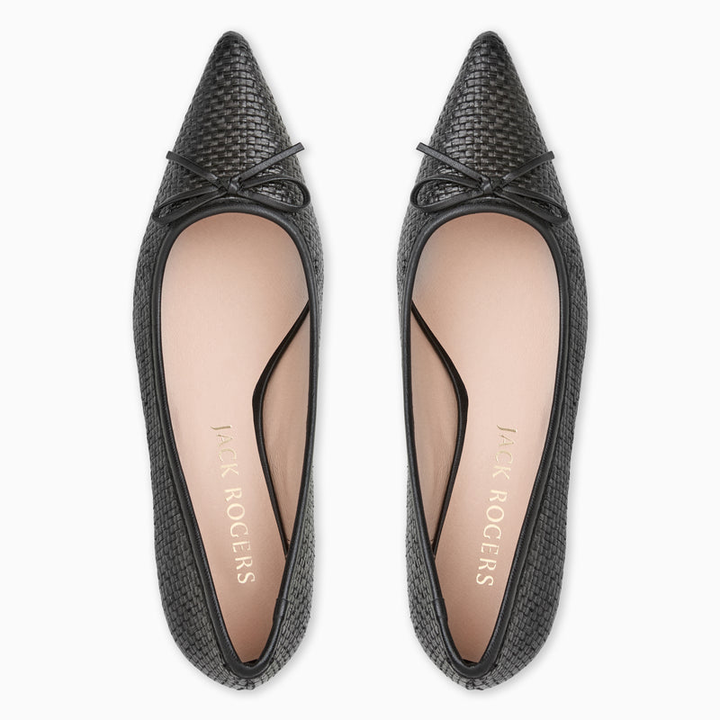 Pammi Raffia Kitten Heel Pump