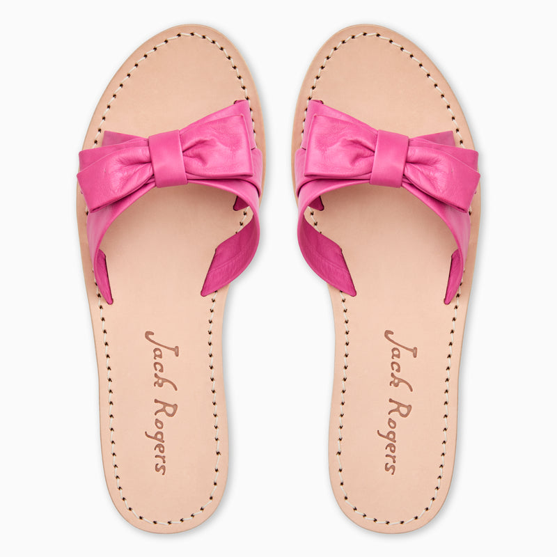 Brightly Bow Leather Sandal