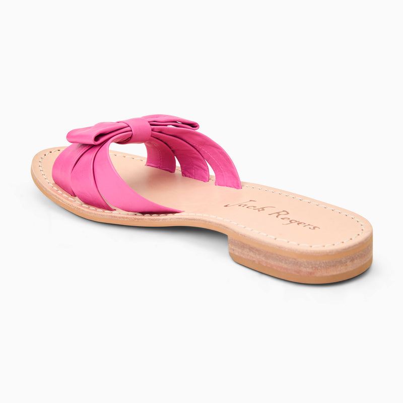 Brightly Bow Leather Sandal